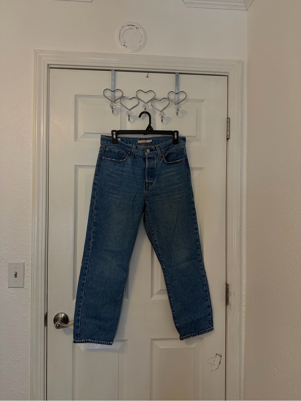 Levi's Straight-Leg Blue Women's Denim Jeans